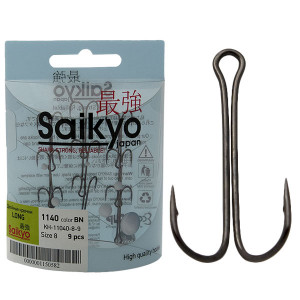 Крючки Saikyo двойн.Long Shank KH-11040   BN № 2 (9шт)