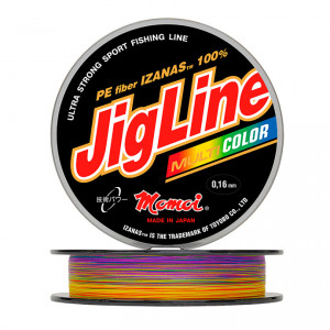 Шнур плетеный JigLine Multicolor, разноцветный (0,..