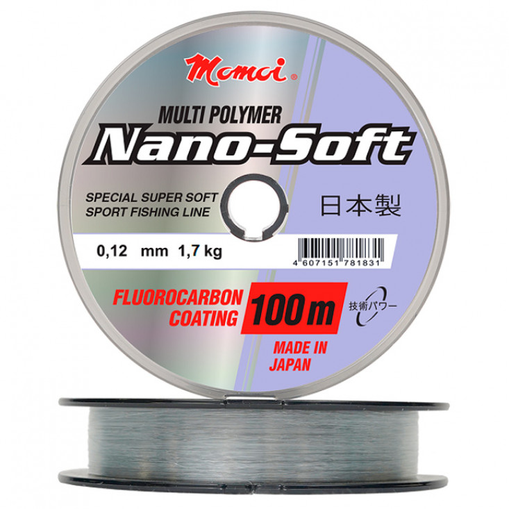 Momoi Hameleon Nano-Soft, 100 м, прозрачная  (0,12 мм, 1,7 кг)
