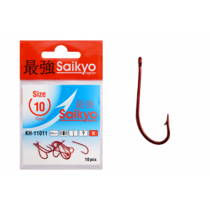 Крючки Saikyo KH-11011 O'Shaughnessy Red №10 (10шт)