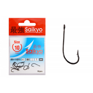 Крючки Saikyo KH-11011 O'Shaughnessy BN №10 (10шт) Крючки Saikyo KH-11011 O'Shaughnessy BN №10 (10шт)