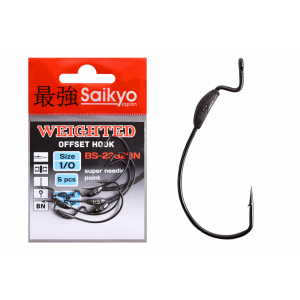 Крючки офсетные Saikyo BS-2332 Weighted