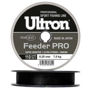 ULTRON Feeder PRO, 100 м, чёрная (0,18 мм, 4 кг)